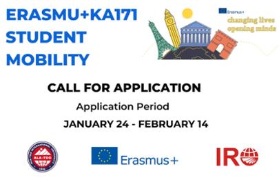 Guidelines for 2024 Erasmus+KA171 Student Mobility Programme